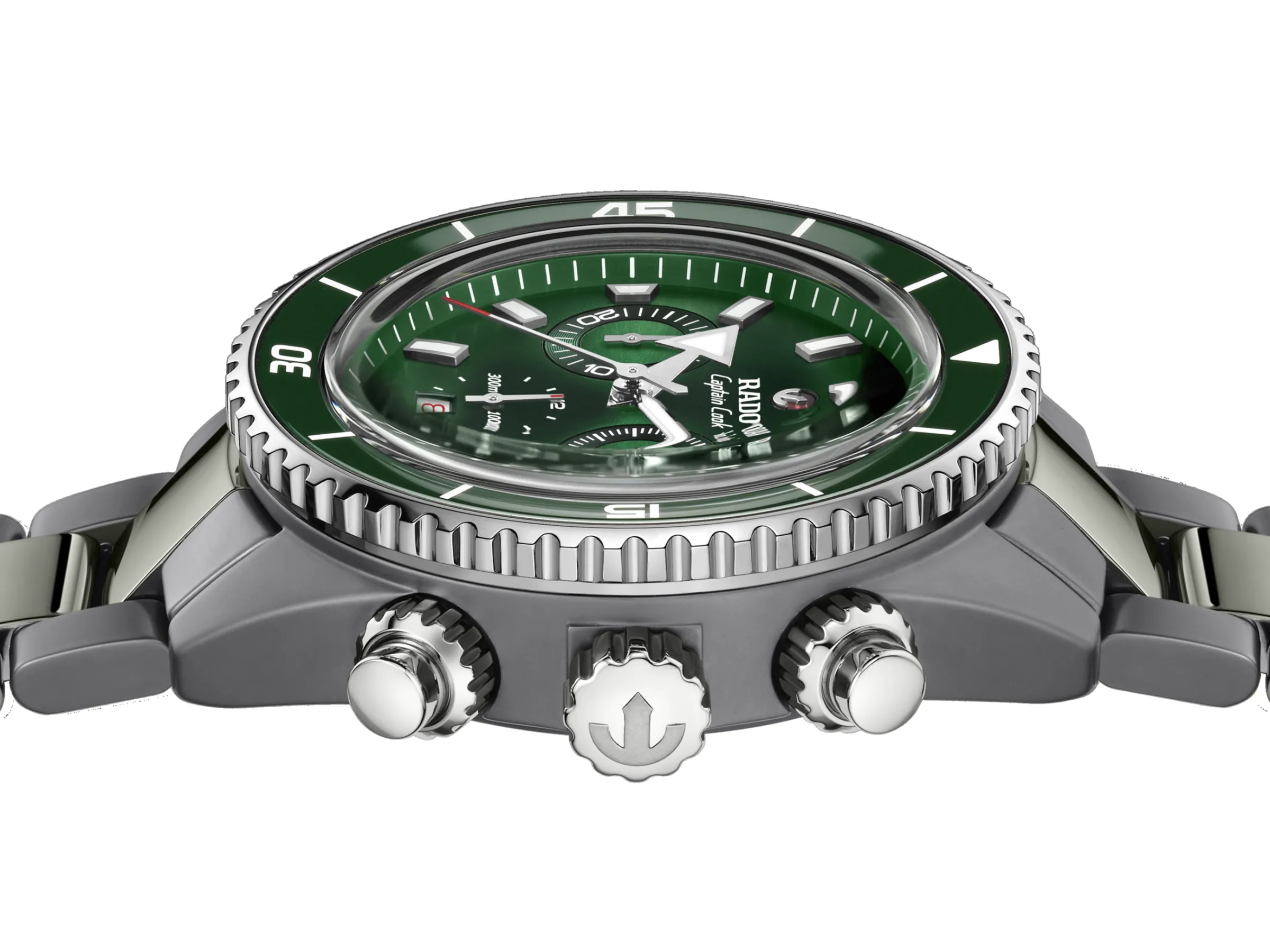 Captain Cook High-Tech Ceramic Automatic Chronograph*Rado Clearance