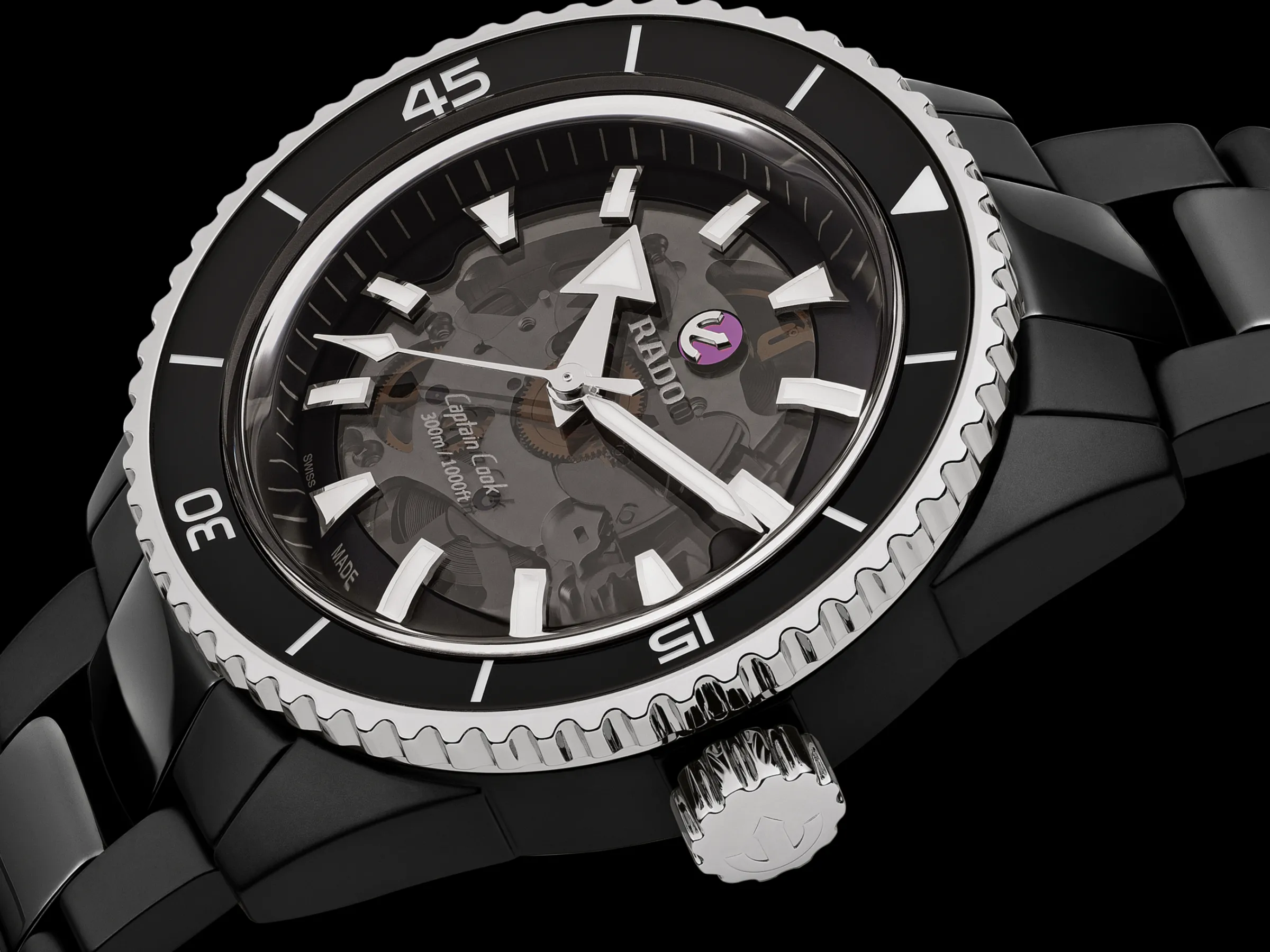 Captain Cook High-Tech Ceramic*Rado Sale
