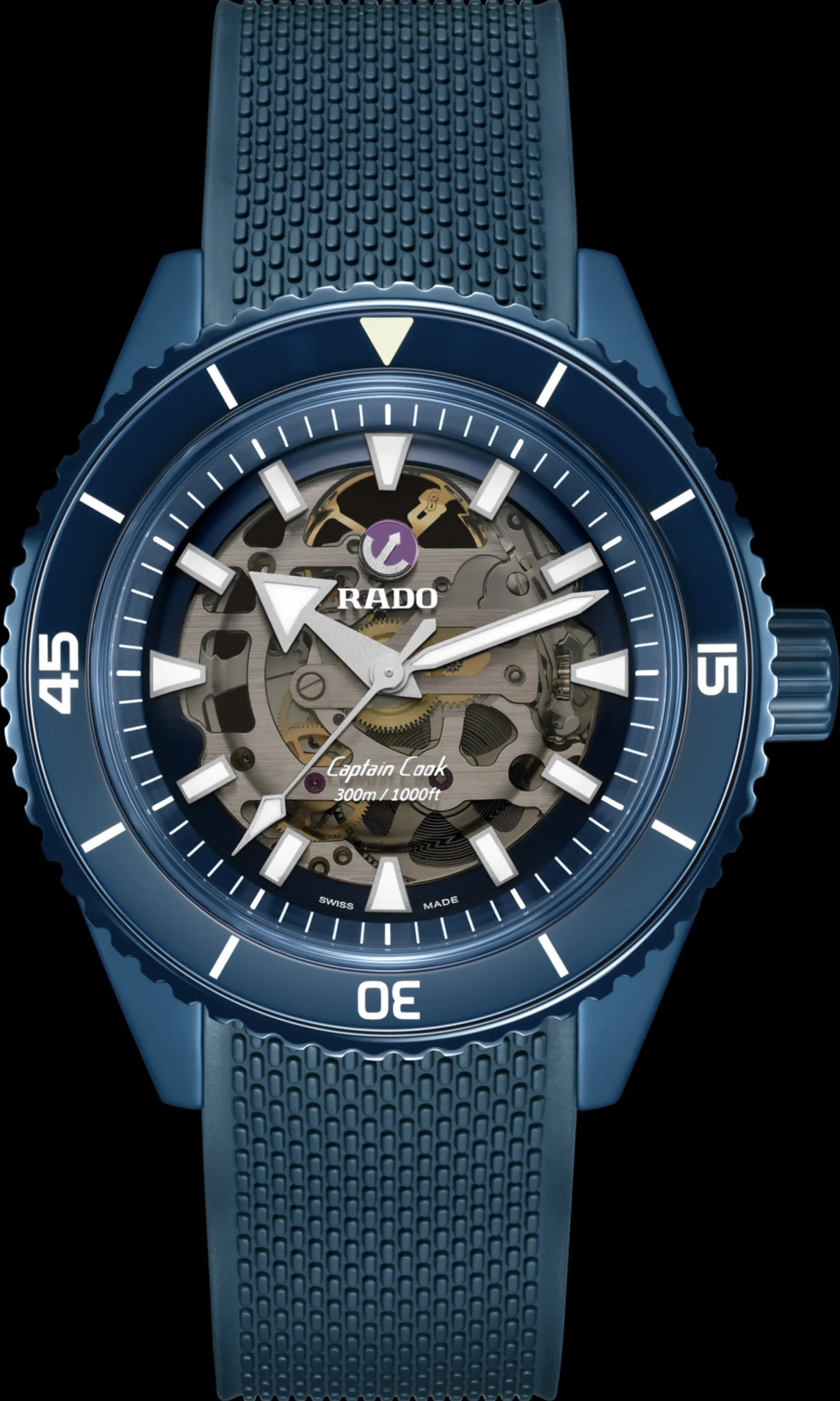 Captain Cook High-Tech Ceramic Skeleton*Rado Hot