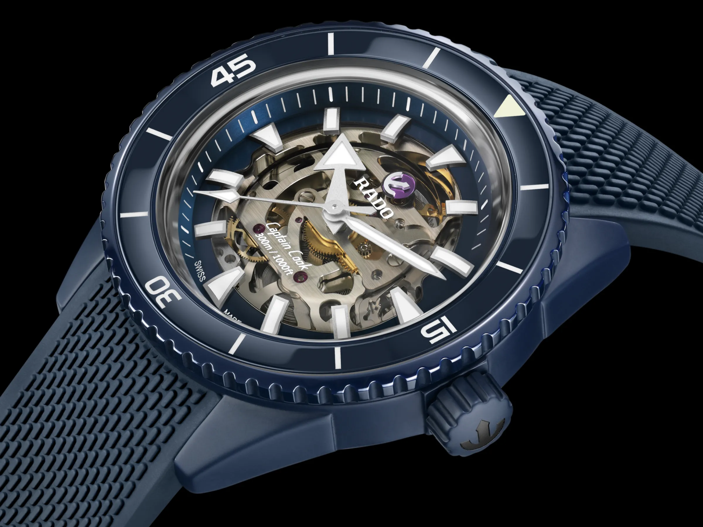 Captain Cook High-Tech Ceramic Skeleton*Rado Hot