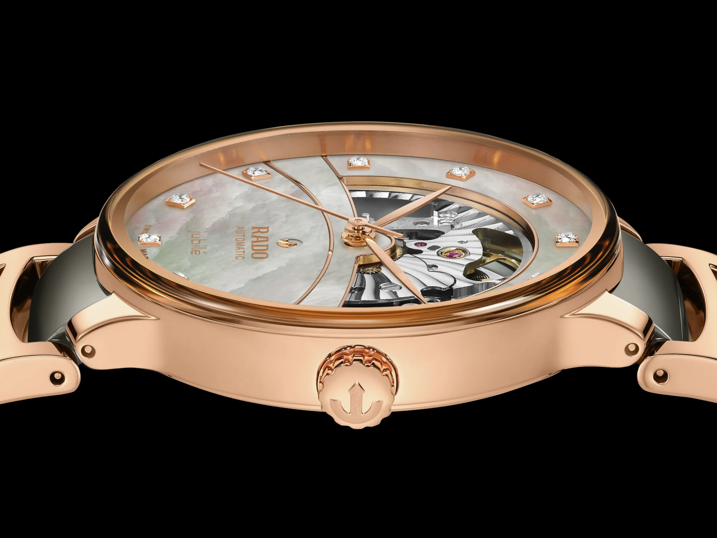 Centrix Automatic Diamonds Open Heart*Rado Outlet