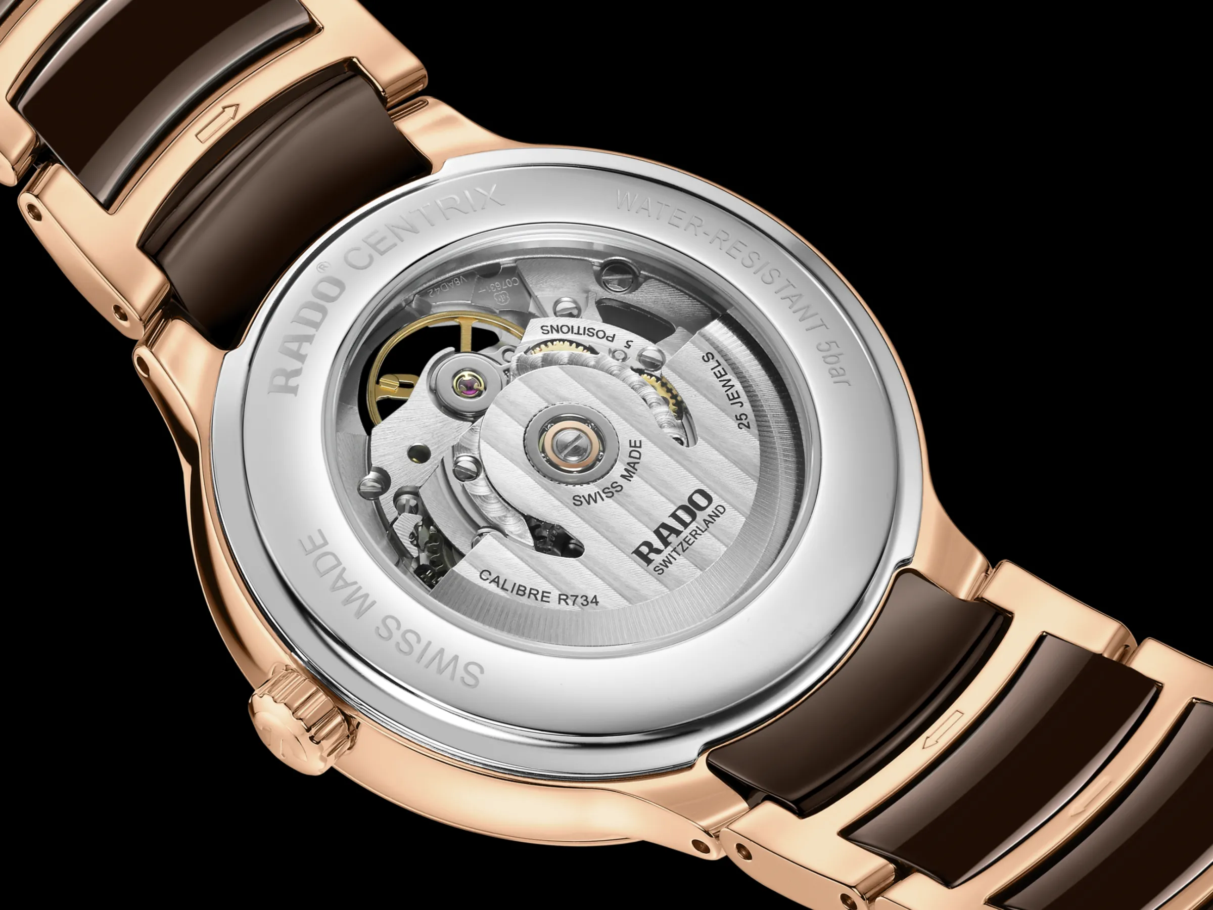 Centrix Automatic Diamonds Open Heart*Rado Clearance