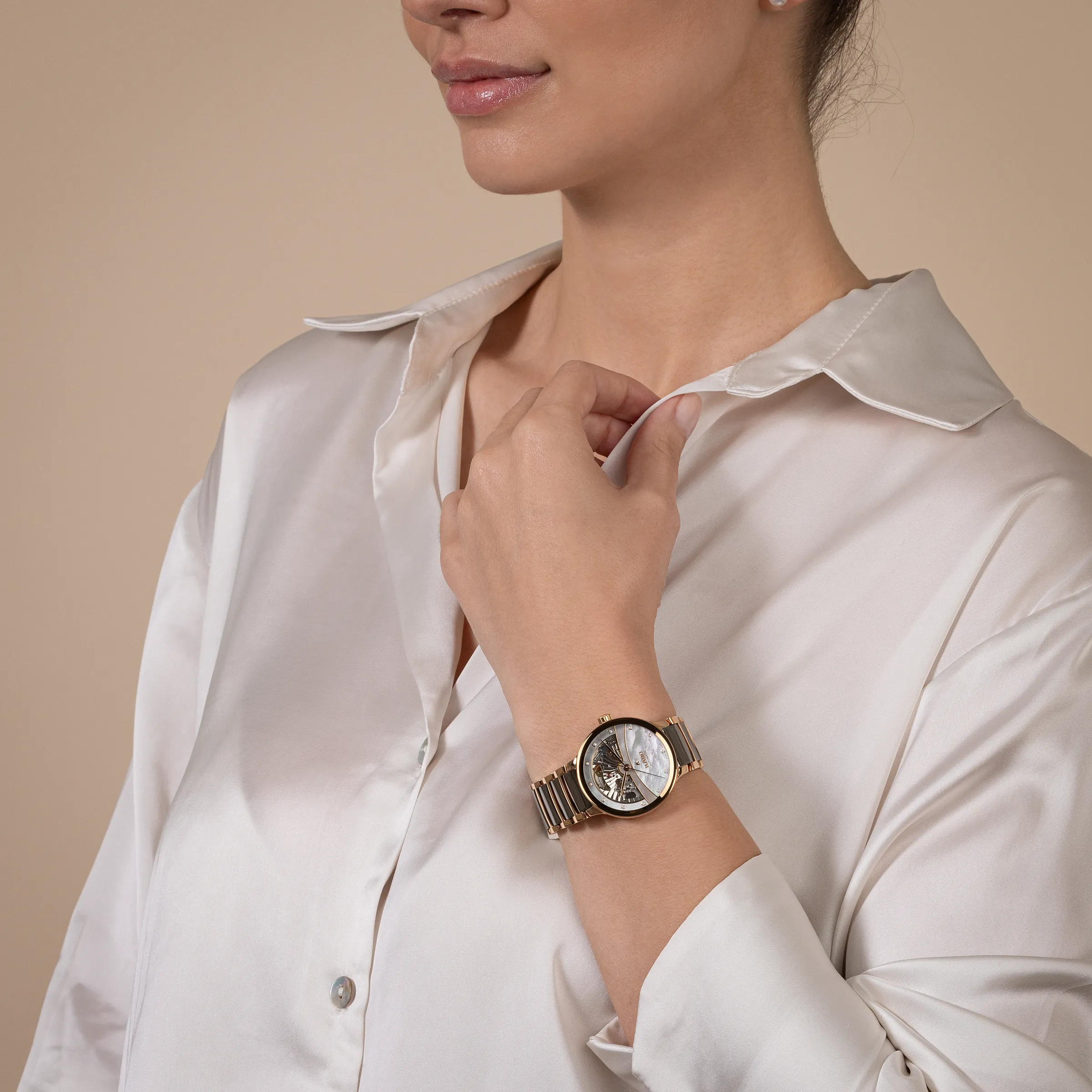 Centrix Automatic Diamonds Open Heart*Rado