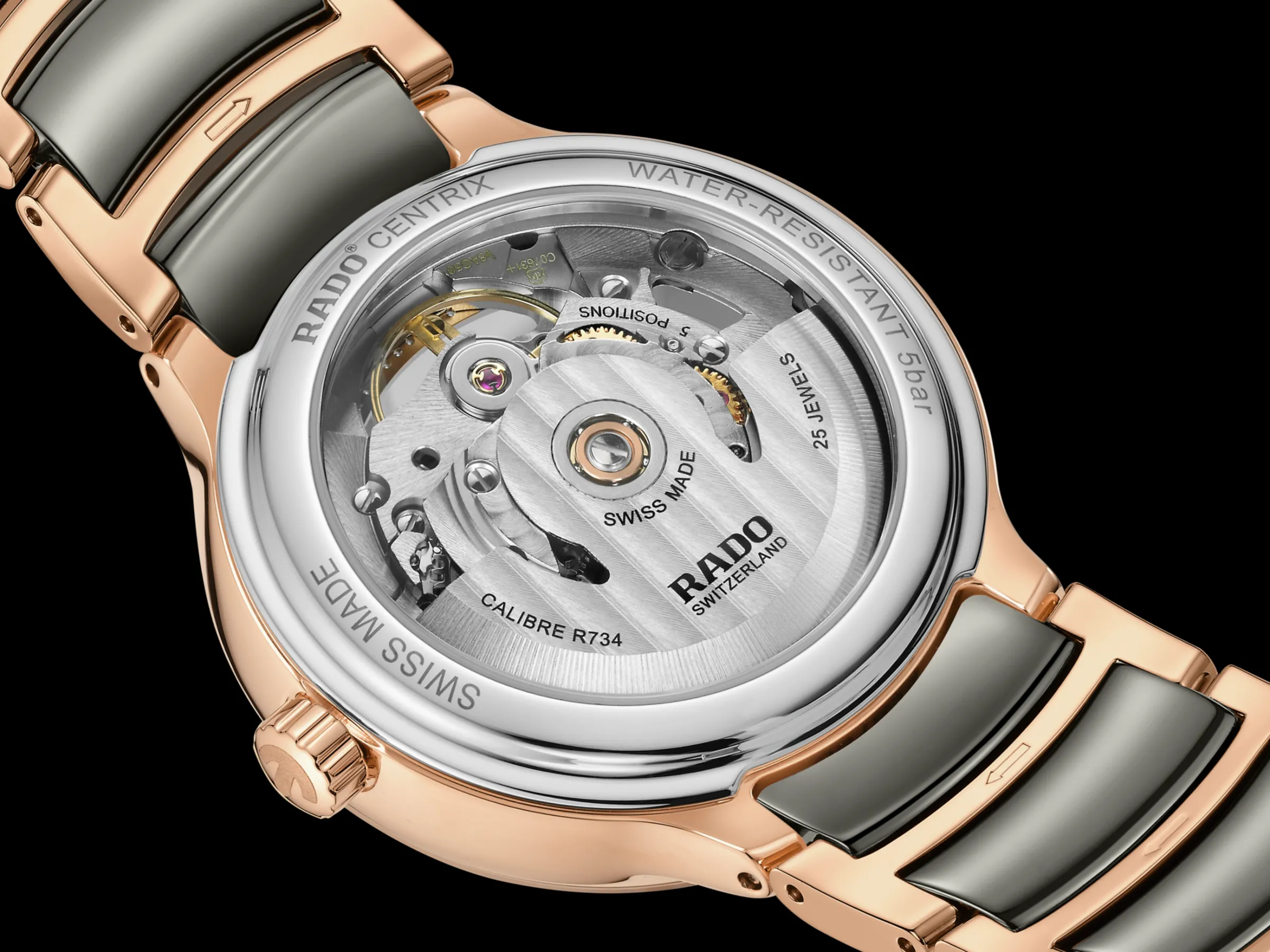 Centrix Automatic Diamonds Open Heart*Rado