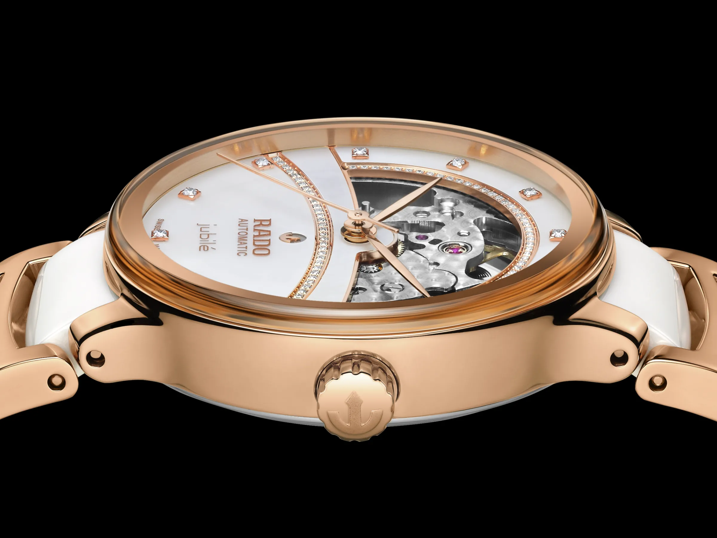Centrix Automatic Diamonds Open Heart*Rado Outlet