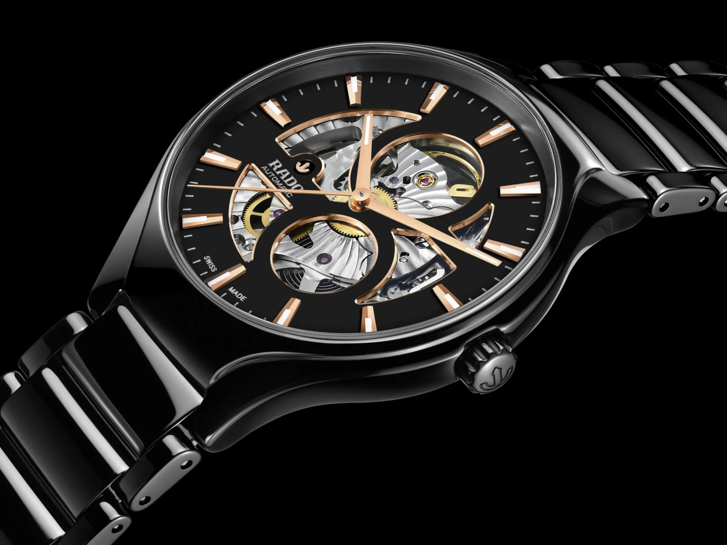 True Round Automatic Open Heart*Rado New