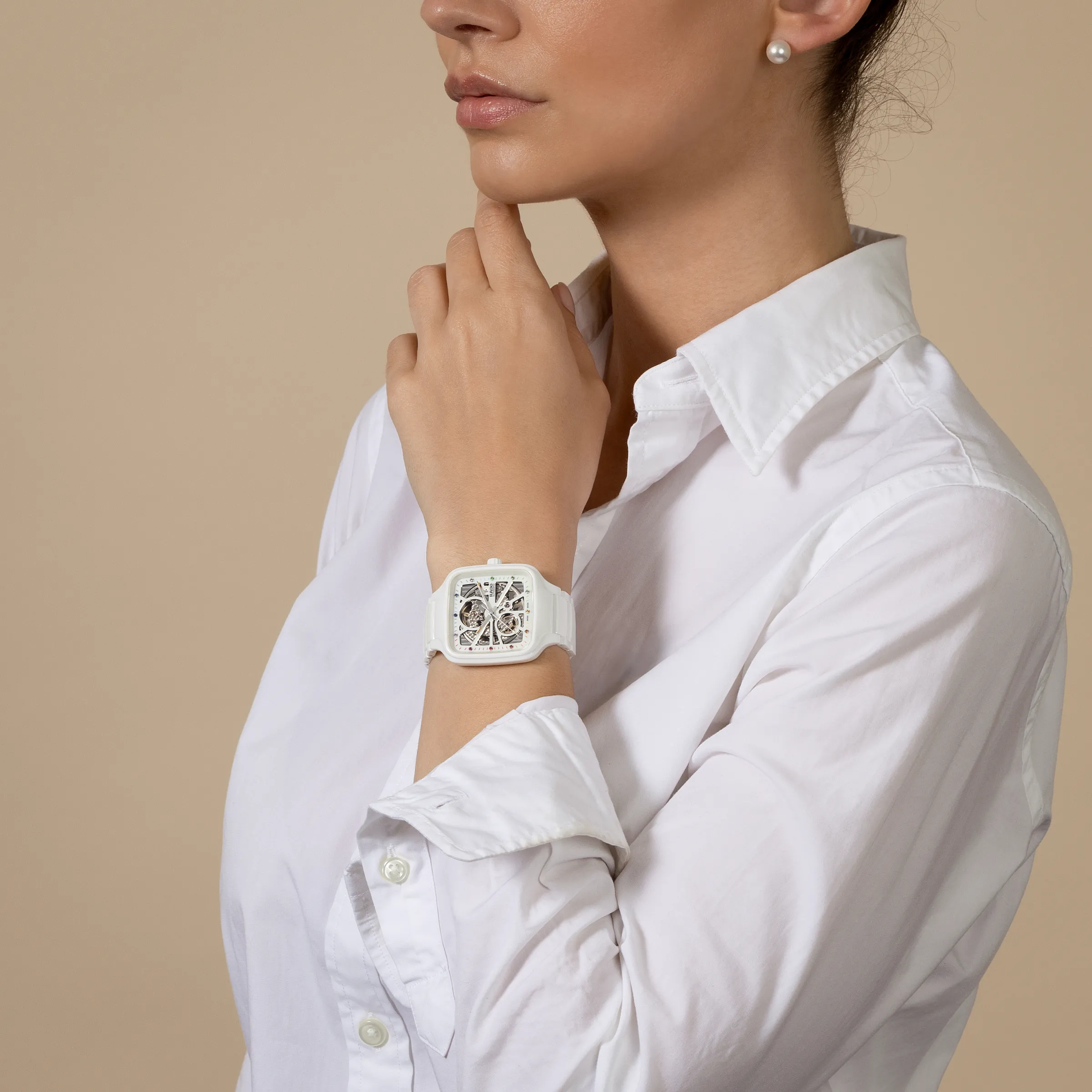 True Square Automatic Open Heart*Rado