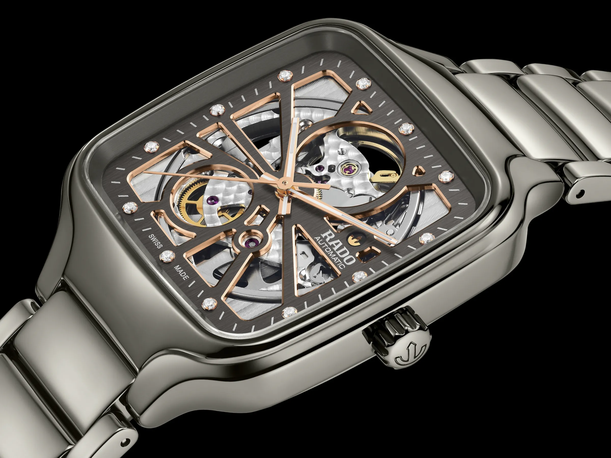 True Square Automatic Open Heart*Rado