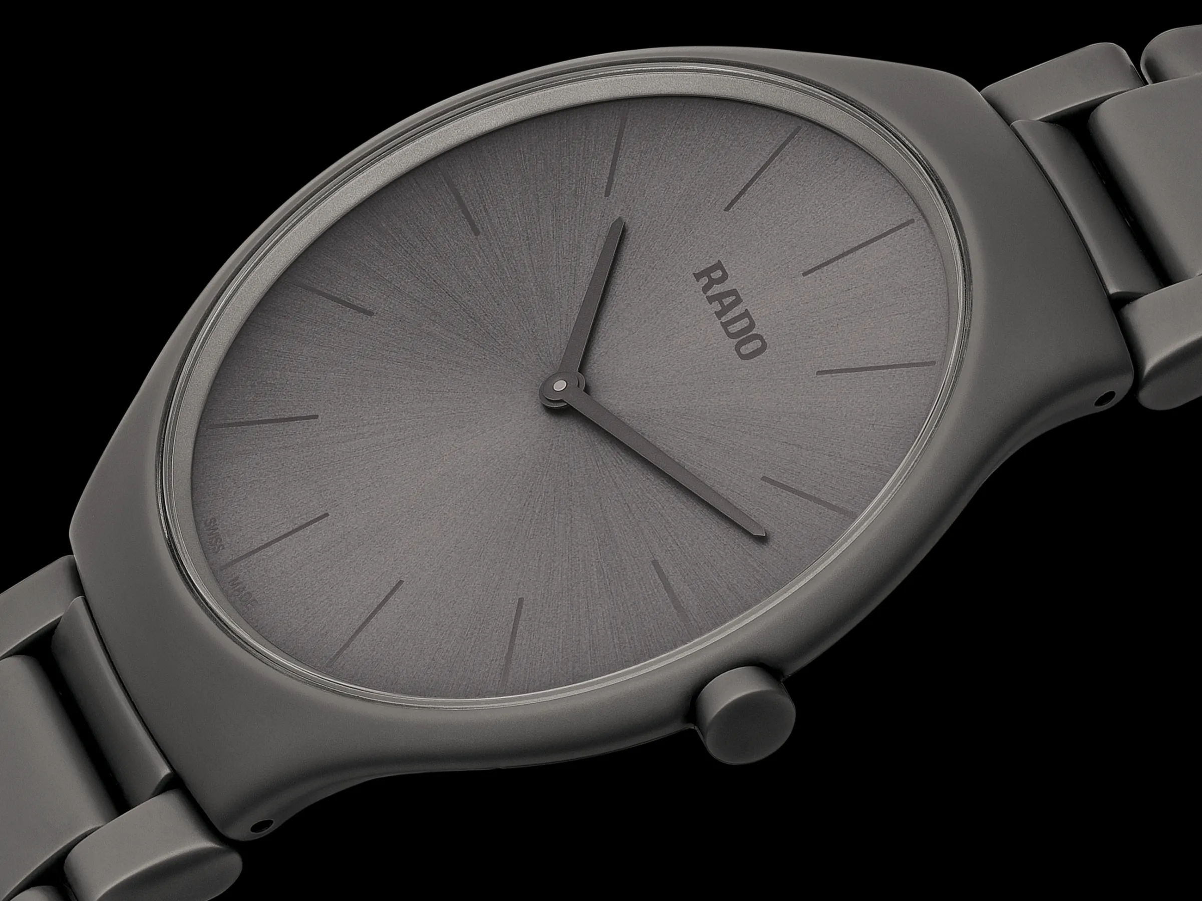 True Thinline Les Couleurs™ Le Corbusier Iron grey 32010*Rado Discount