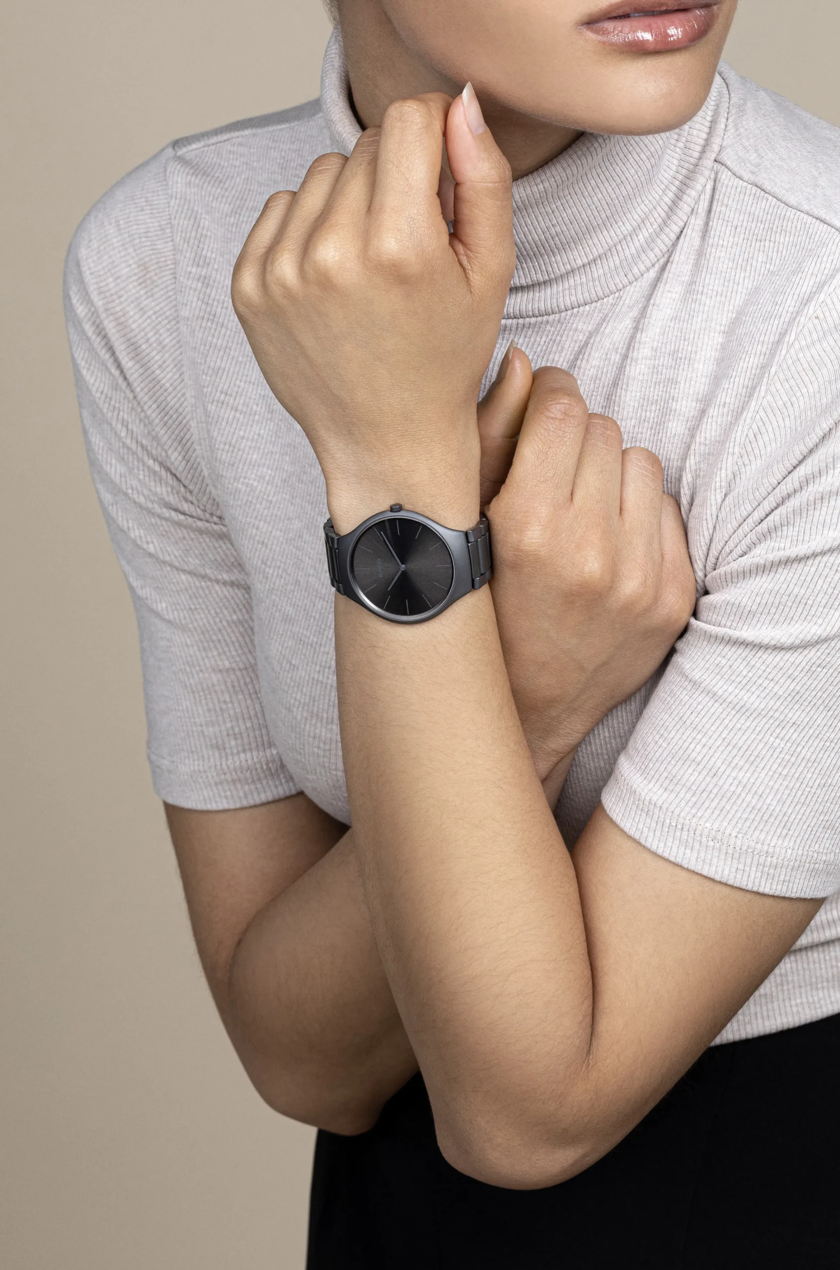 True Thinline Les Couleurs™ Le Corbusier Iron grey 32010*Rado Discount