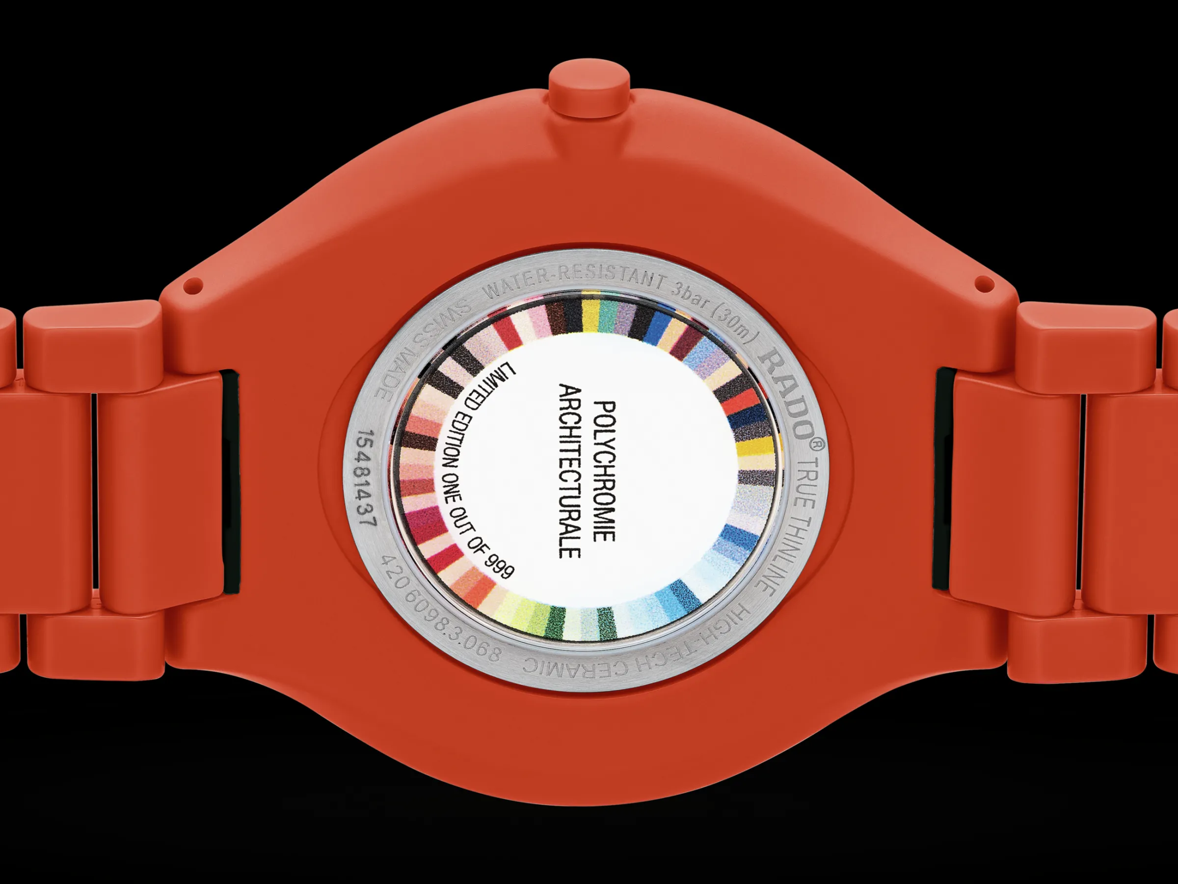 True Thinline Les Couleurs™ Le Corbusier Powerful orange 4320S*Rado Outlet