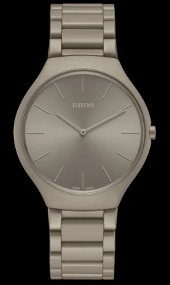 True Thinline Les Couleurs™ Le Corbusier Grey brown natural umber 32141*Rado Discount