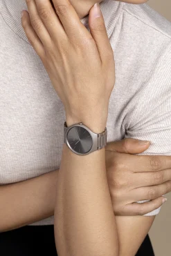 True Thinline Les Couleurs™ Le Corbusier Grey brown natural umber 32141*Rado Discount